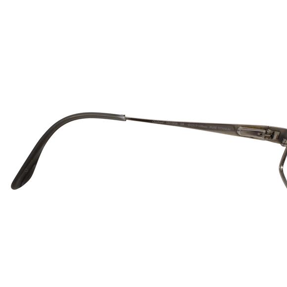 Charmant CH10856 GR Pure Titanium 51-17-135mm Eyeglasses FRAMES ONLY - GOOD - Picture 9 of 12